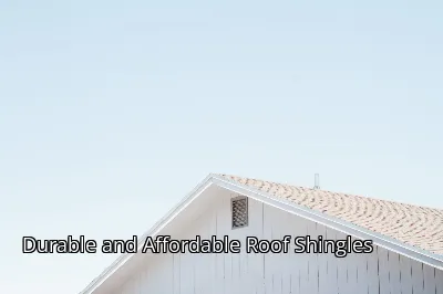 Durable and Affordable Roof Shingles