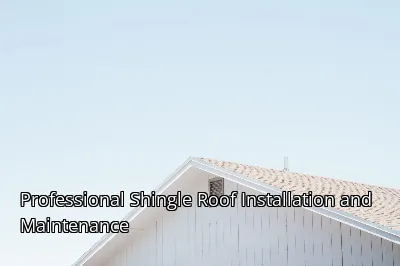 Professional Shingle Roof Installation and Maintenance