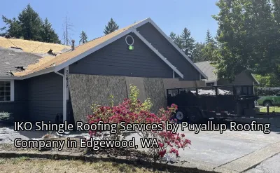 IKO Shingle Roofing Services by Puyallup Roofing Company in Edgewood, WA